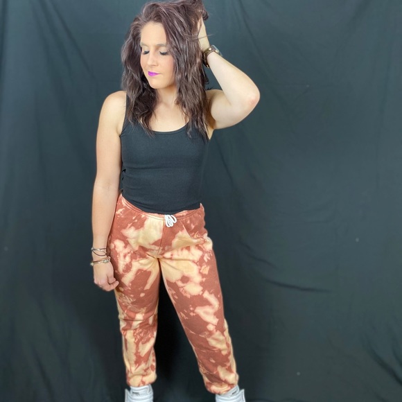 Bleach Dyed Joggers - Picture 2 of 4